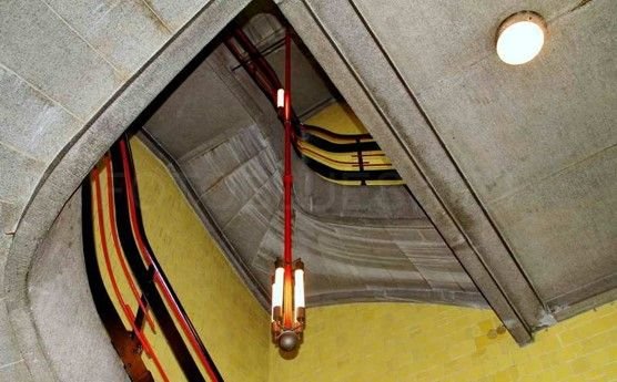 Willkommen: Treppenhaus in der Dudenstrasse