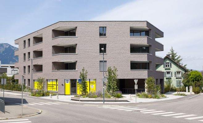 Wohnanlage Sebastianstraße, Feldkirch - Südost-Ansicht