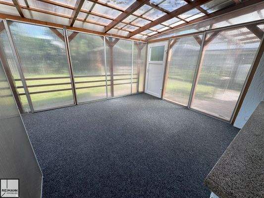 Überdachte Terrasse