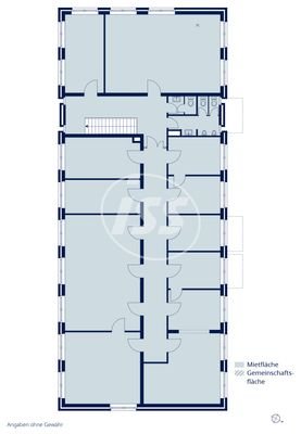 Grundriss 1. Obergeschoss Büro