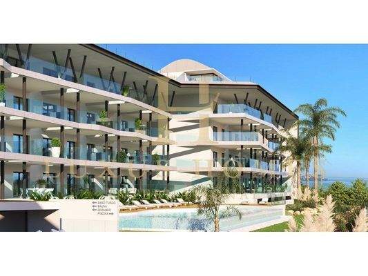 building with sea view