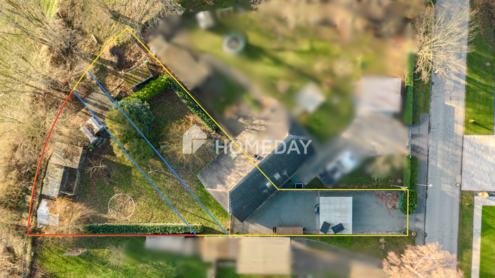 3. Hausansicht (von oben)