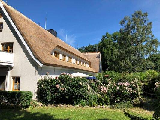 abgeschirmte Terrasse