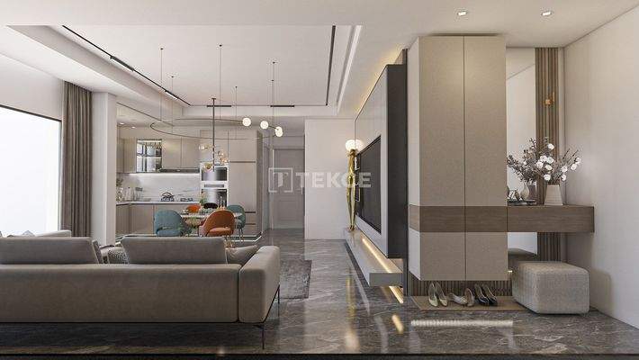 Chic Flats in a Complex Near MacKenzia Beach in Iskele Cyprus