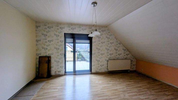 Schlafzimmer im Dachgeschoss