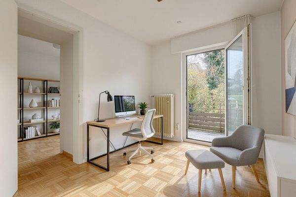 Home Office mit virtueller Renovierung