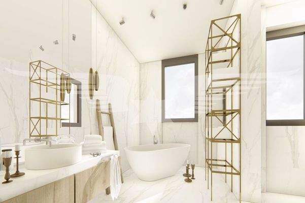 Visualisiertes Duschbad