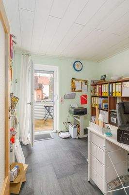 OG1 Arbeitszimmer und Balkon