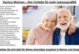 Sicher fühlen dank Service Wohnen