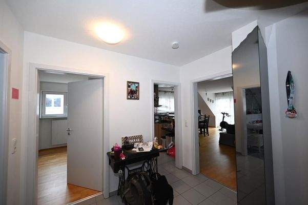 Großzügiger Windfang