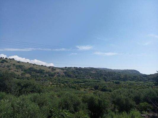 Kreta, Stilos: Landgrundstück mit Wohnhaus zu verkaufen