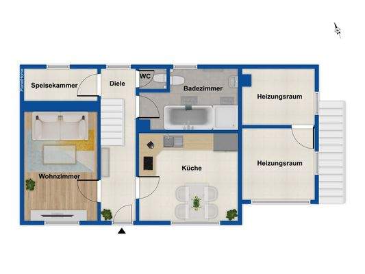 Grundriss Erdgeschoss