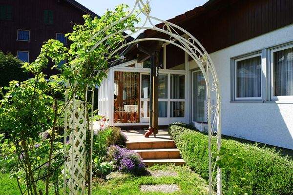 Blick zum Wintergarten