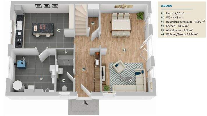 Grundriss EG (Abb. ähnlich)