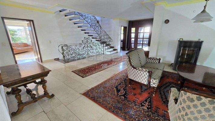 Wohndiele mit Kaminofen