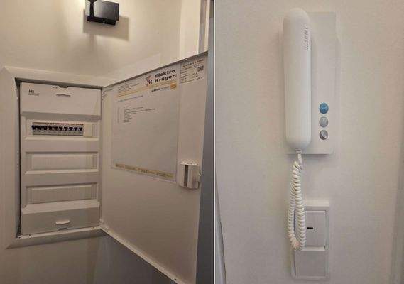 Sicherungskasten und Türöffner