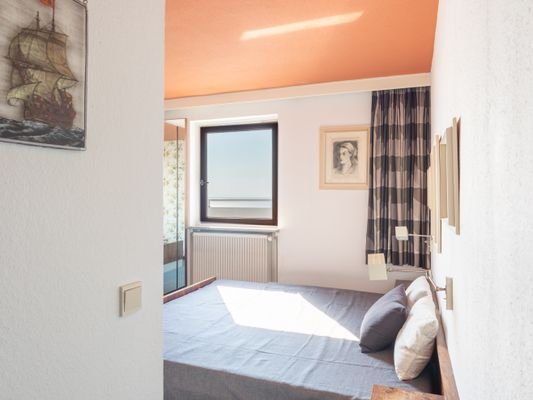 Schlafzimmer mit Meerblick