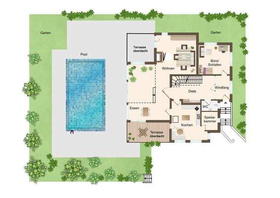 Grundriss Erdgeschoss