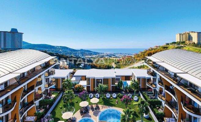 Sea View Houses with Smart Home Systems in Alanya Kargıcak