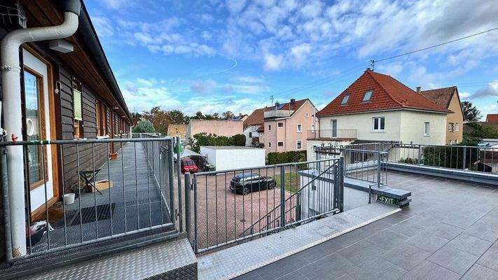 Terrasse Verkaufsraum 1.OG