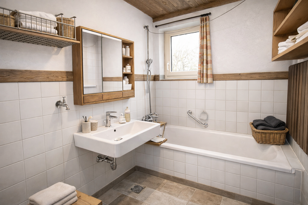 Badezimmer visualisiert