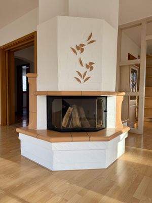 Kamin im Erdgeschoss