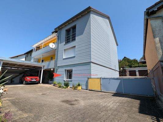 Rückansicht mit Lage Hobbyraum