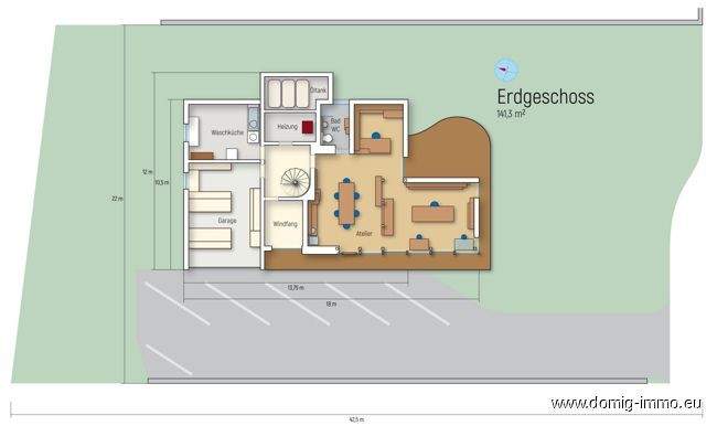 Grundriss Erdgeschoss
