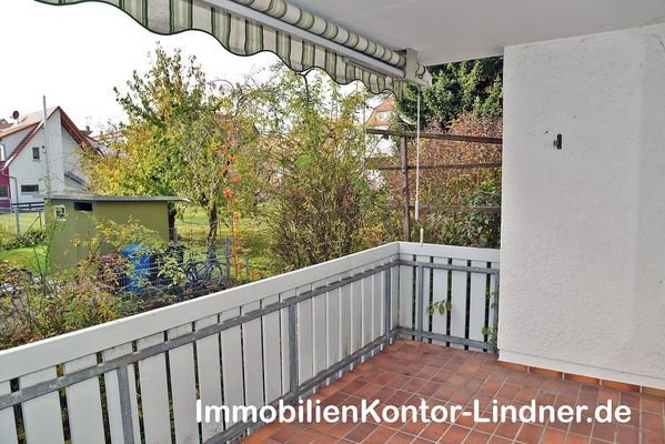 Großer Balkon