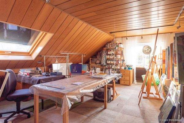 Wohnzimmer OG (derzeit Atelier)