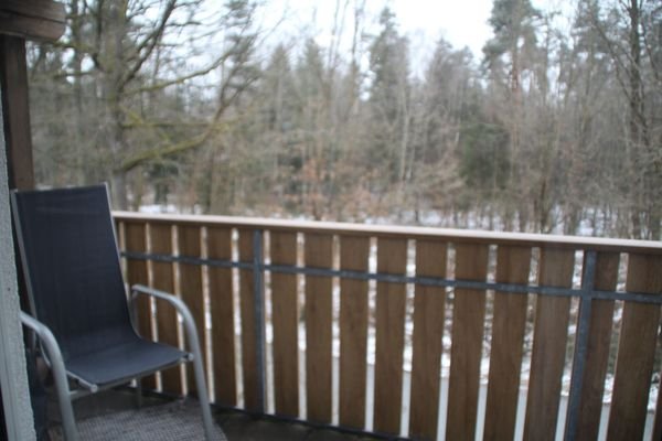 Blick vom Balkon