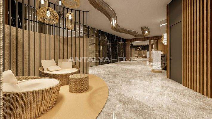 Real Estate in a Project with Pools in Altıntaş Antalya