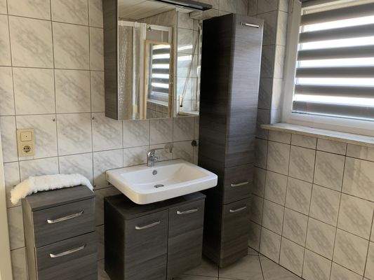 Einbauten des Duschbades