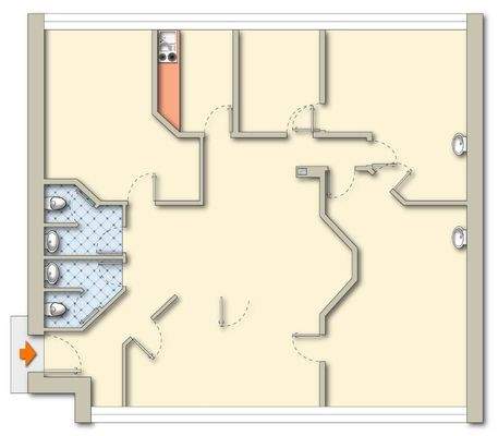 Grundriss unmöbliert