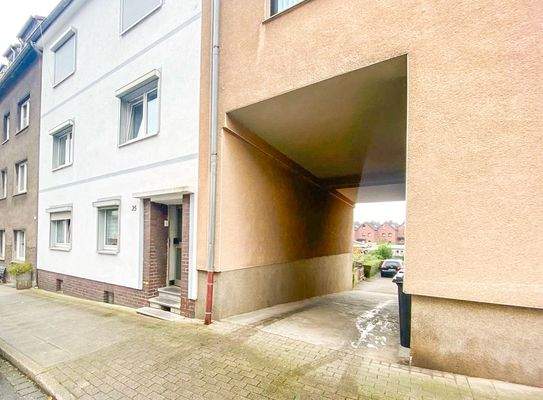 Durchfahrt Straßenansicht