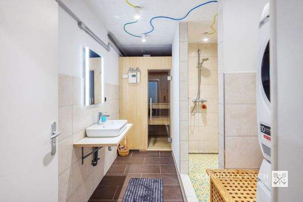 Das Sauna-Bad garantiert Entspannung