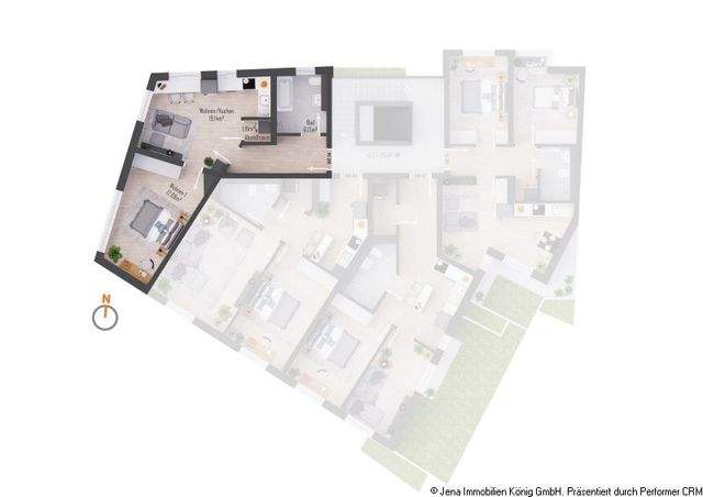 Erstbezug! Geräumige Zweizimmerwohnung unweit vom Stadtzentrum entfernt - Photo 5