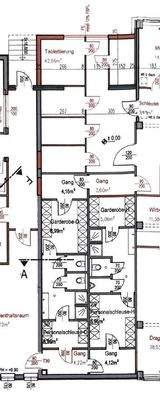 Grundrissplan Garderoben