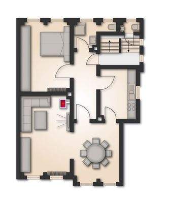 2. Obergeschoss Visualisierung