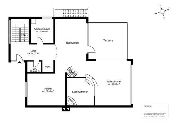 Grundriss Erdgeschoss