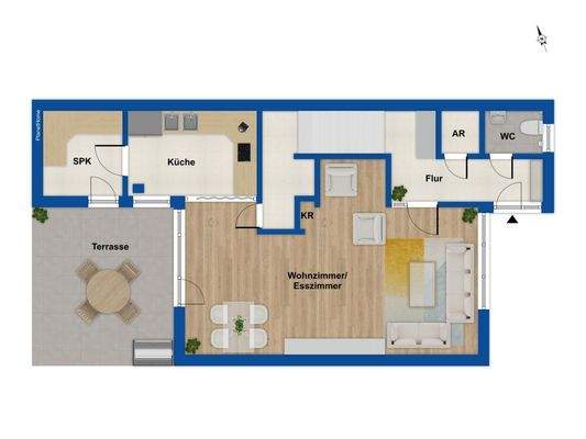 Grundriss Erdgeschoss