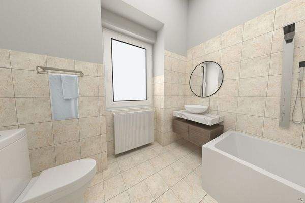 Haus 2-OG-TL-Bad-digitale Visualisierung 