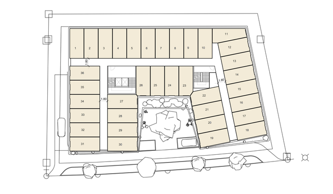 1. Obergeschoss (Muster; Hotel)