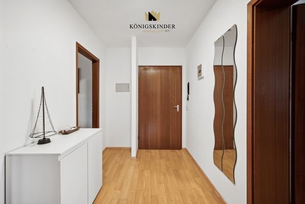 Eingangsbereich der  Wohnung 1 im Obergeschoss