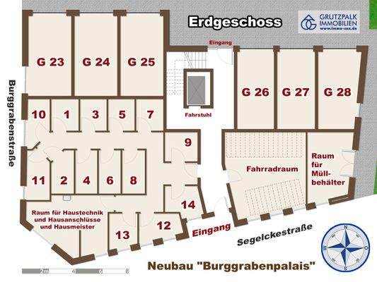 illustrierter Erdgeschoss-Plan