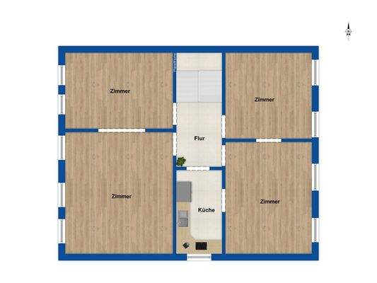 Grundriss 1. Obergeschoss