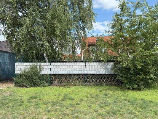 Garten blickdicht abgegrenzt