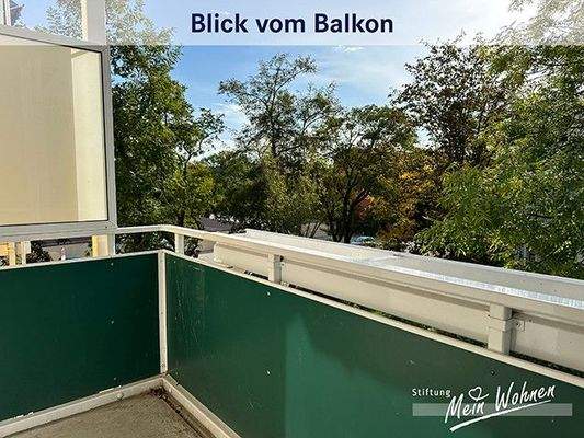 Blick vom Balkon