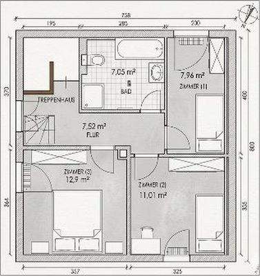 Grundriss Obergeschoss