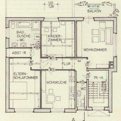 Grundriss Obergeschoss